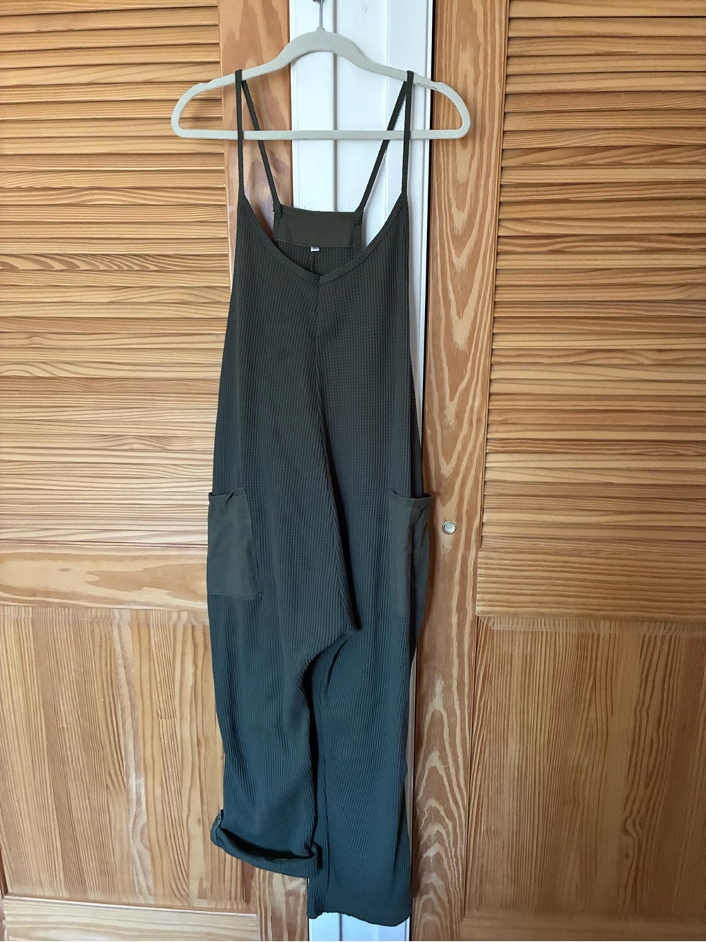 Olive Green Sleeveless Jumpsuit Romper